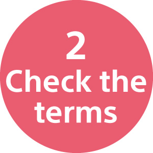 2 Check the terms